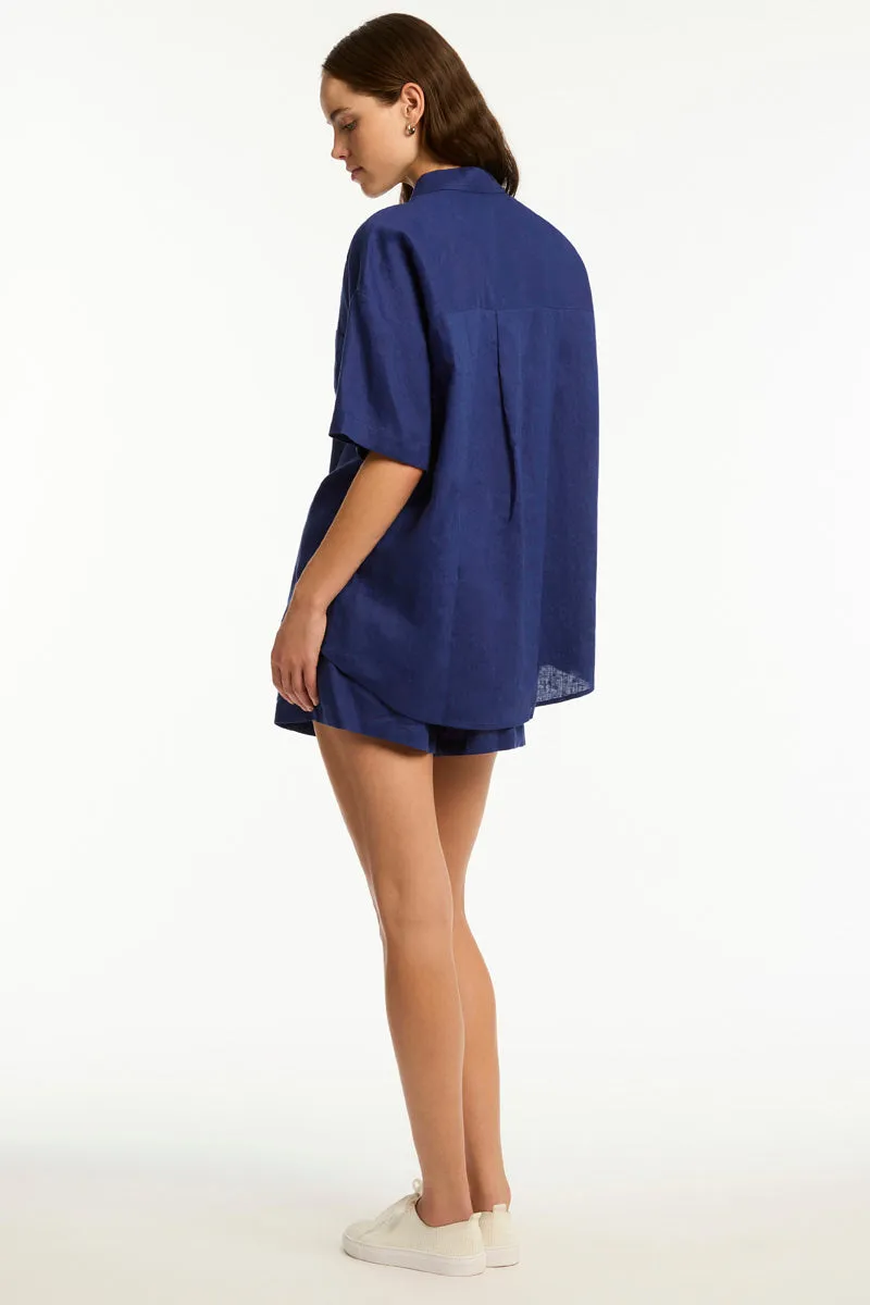 Tidal Linen Boxer Short sold by Sea Level Australia product image thumbnail 4