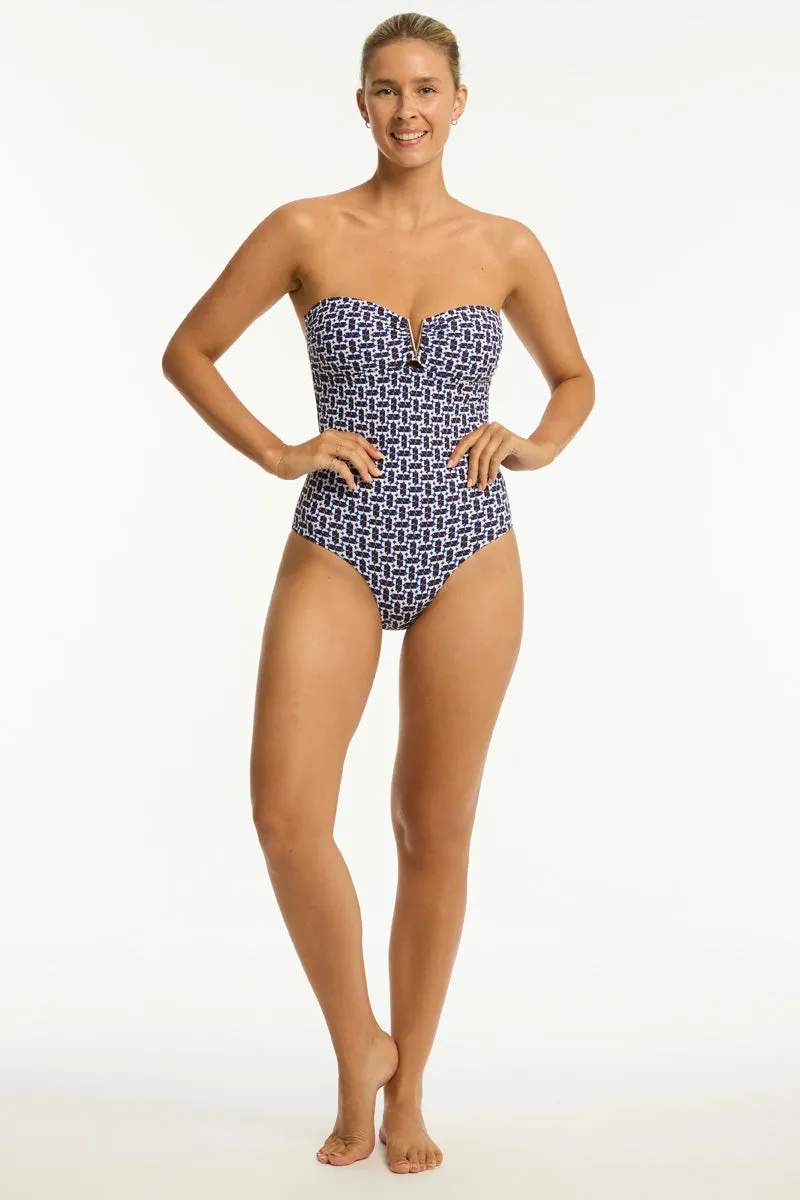 Coast V Bar Bandeau One Piece sold by Sea Level Australia