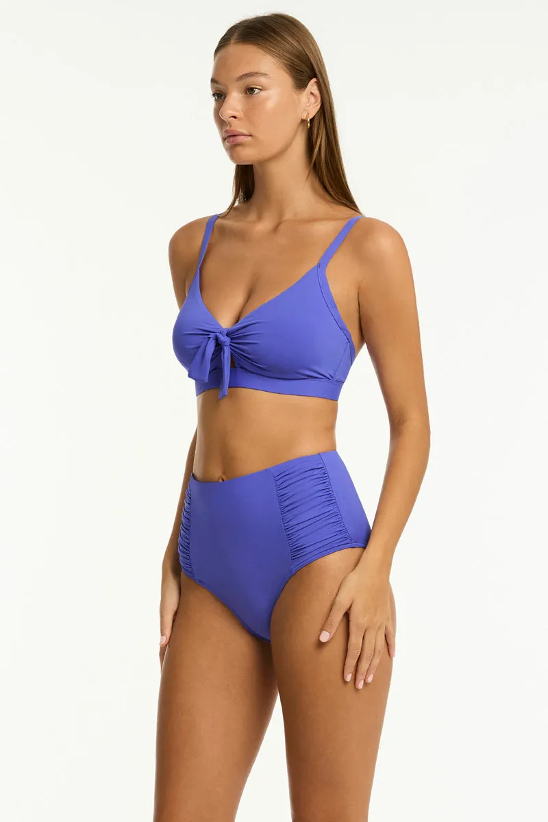 Essentials Edit High Waist Gathered Side Pant sold by Sea Level Australia