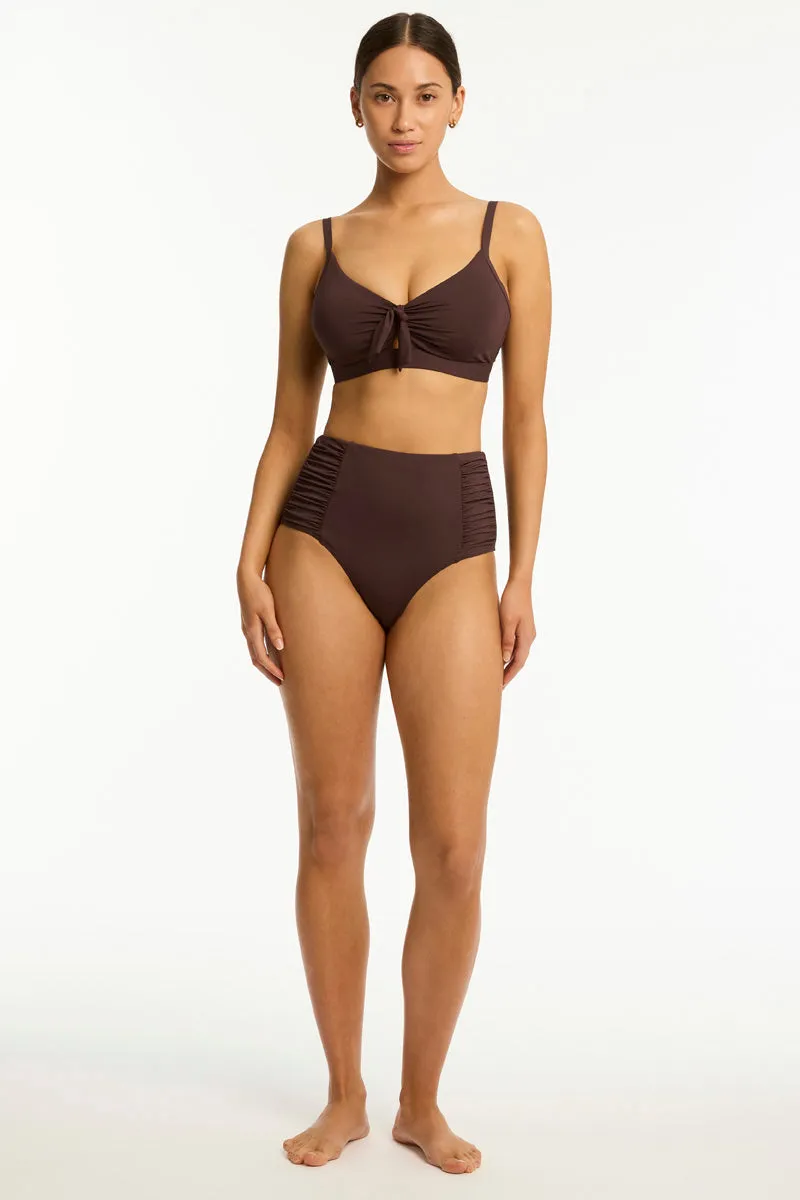 Essentials Edit High Waist Gathered Side Pant sold by Sea Level Australia product image thumbnail 5