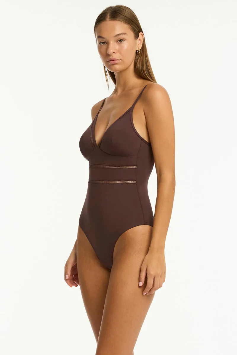 Essentials Edit Cross Back Tri One Piece sold by Sea Level Australia product image thumbnail 4