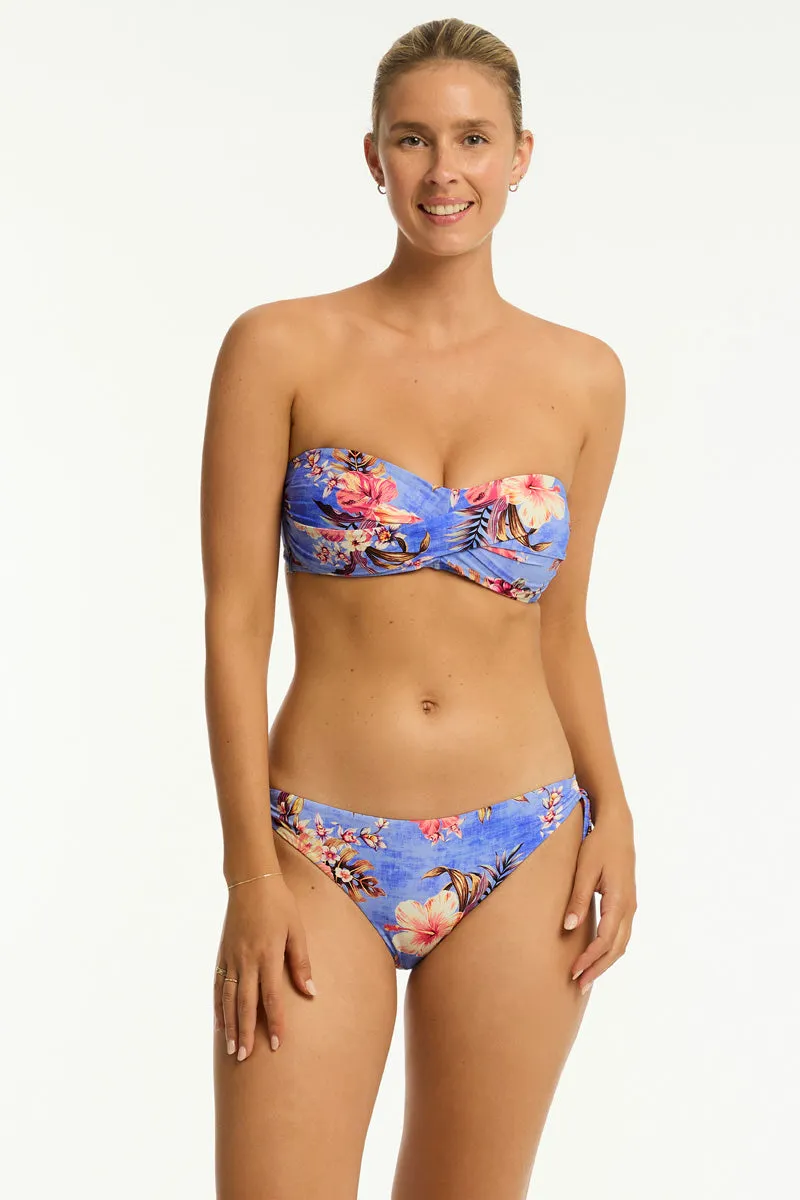 Blue Hawaii Twist Bandeau sold by Sea Level Australia