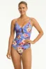 Blue Hawaii Tie Front DD/E One Piece sold by Sea Level Australia