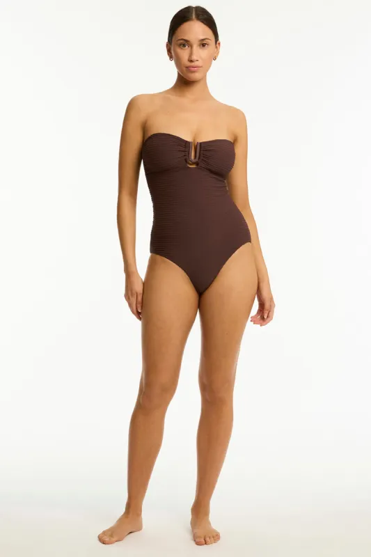 Spinnaker U Bar Bandeau One Piece sold by Sea Level Australia