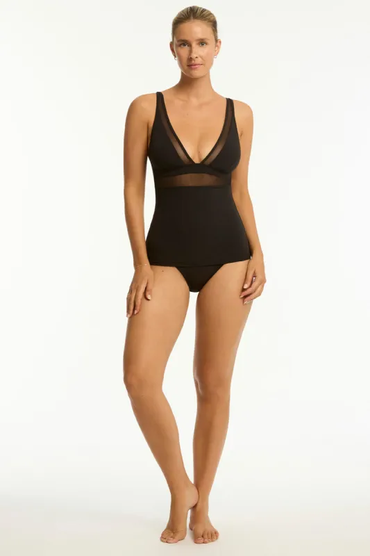 Eclipse Longline Tri Tankini sold by Sea Level Australia