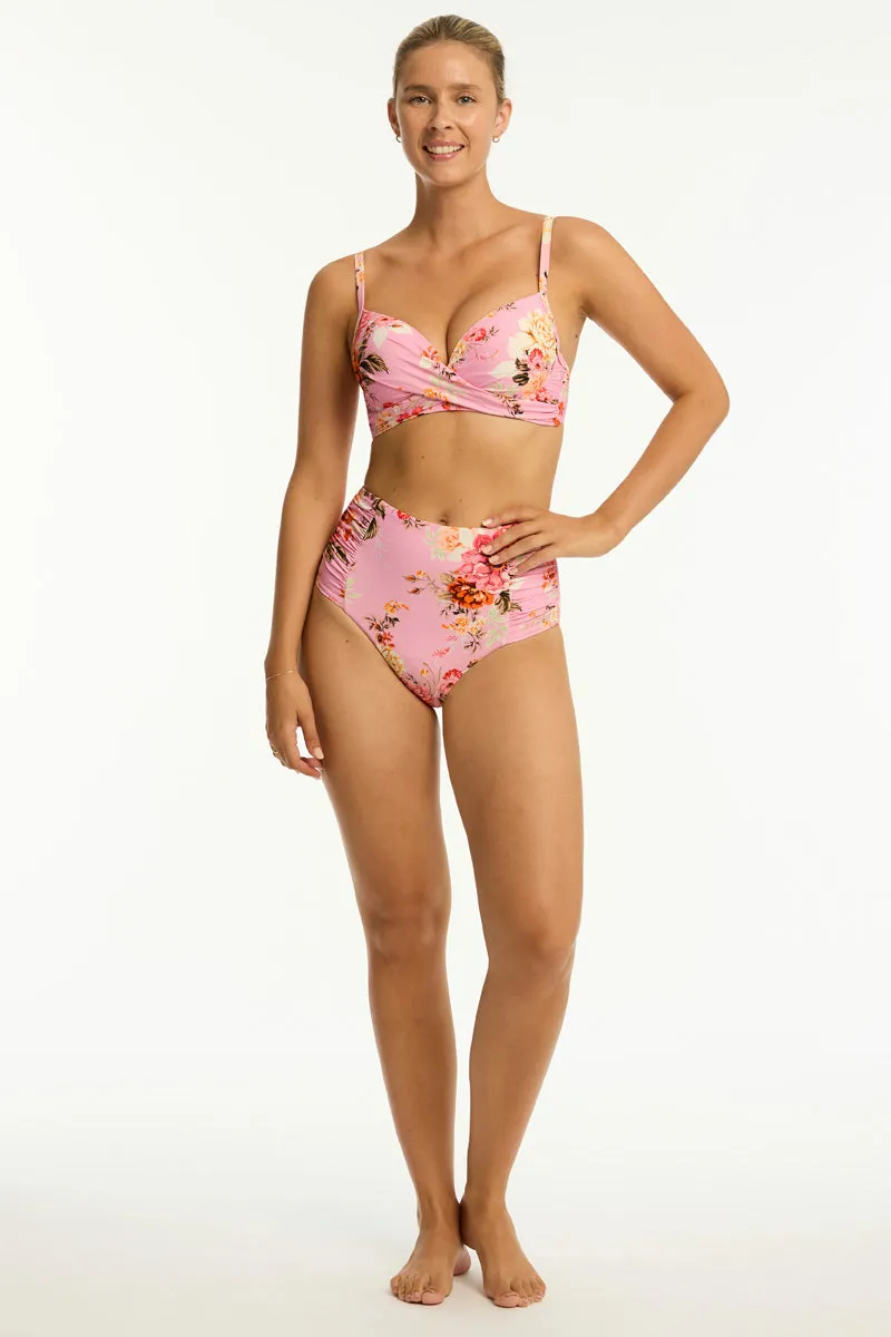 Rosewood High Waist Gathered Side Pant sold by Sea Level Australia product image thumbnail 3