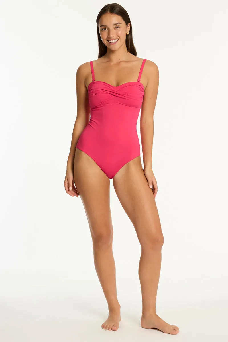 Essentials Edit Twist Bandeau One Piece sold by Sea Level Australia product image thumbnail 5
