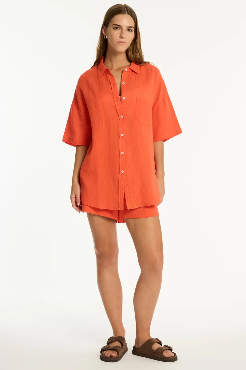 Sunset Aloha Shirt sold by Sea Level Australia