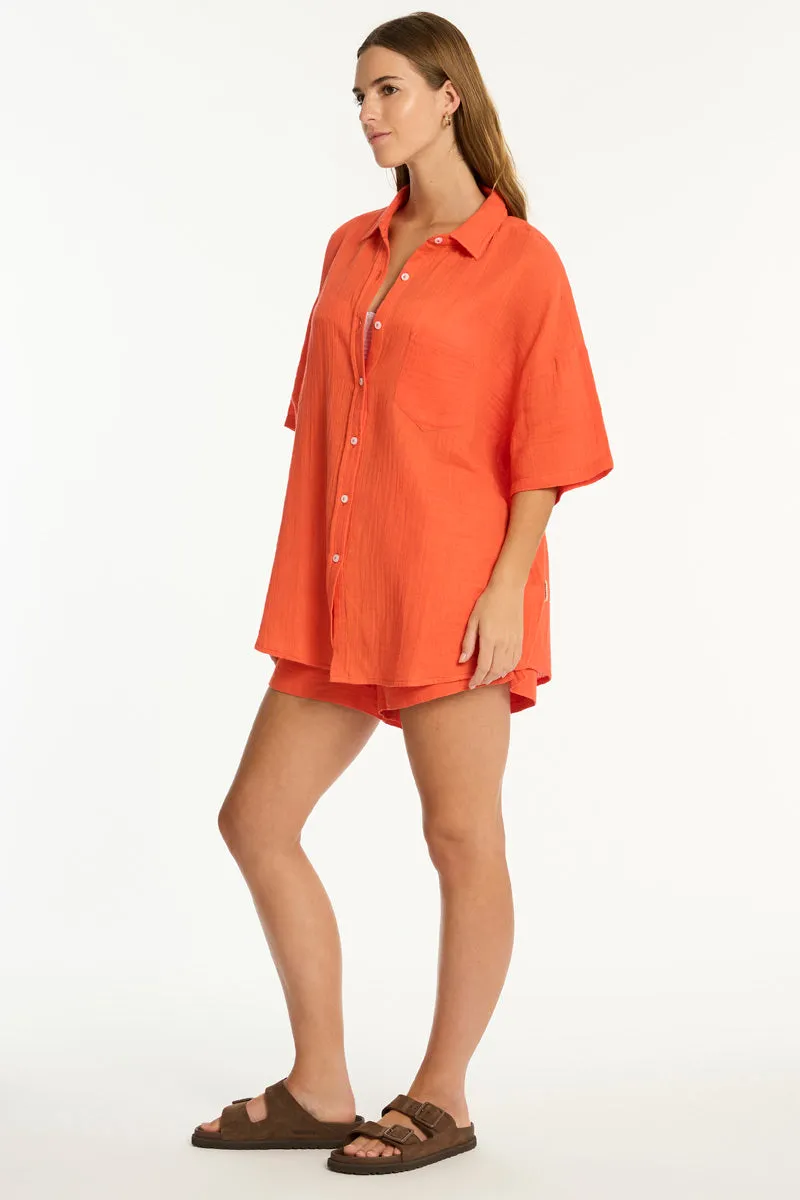 Sunset Aloha Shirt sold by Sea Level Australia product image thumbnail 3