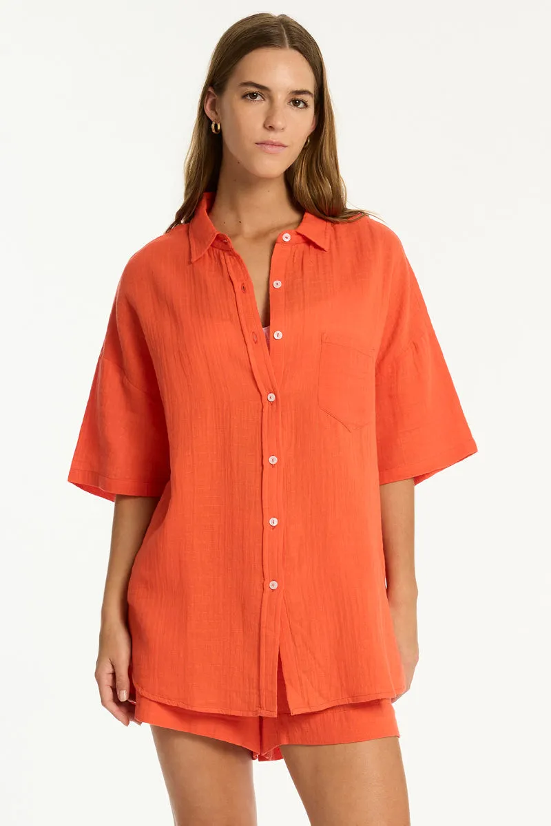 Sunset Aloha Shirt sold by Sea Level Australia product image thumbnail 4