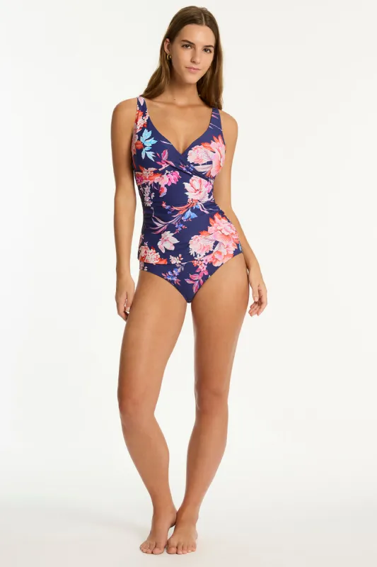 Indochine Cross Front Tankini made by Sea Level Australia