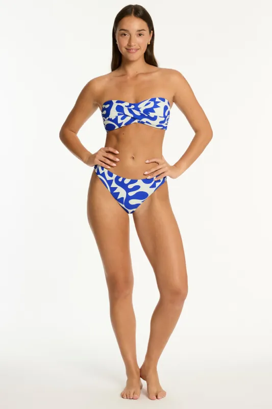 Seascape Twist Bandeau sold by Sea Level Australia
