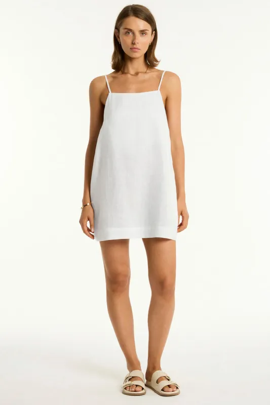 Shore Linen Shift Short Dress sold by Sea Level Australia