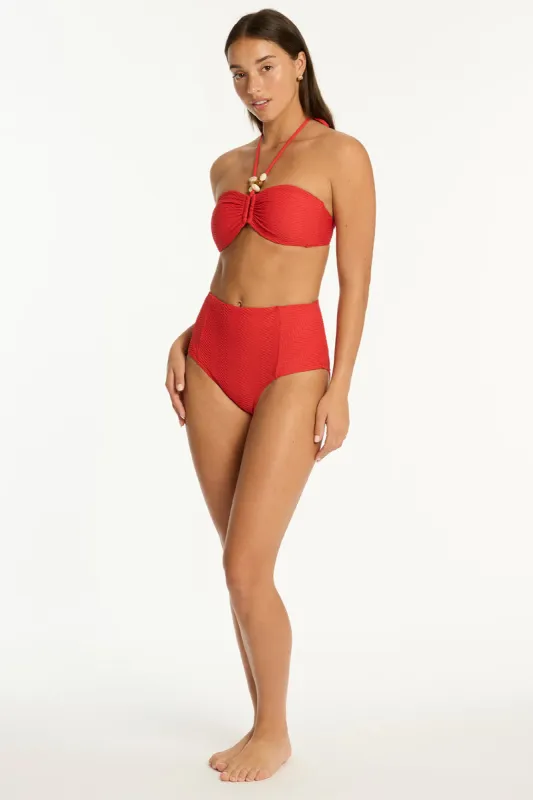 Caracus Panelled High Waist Pant sold by Sea Level Australia