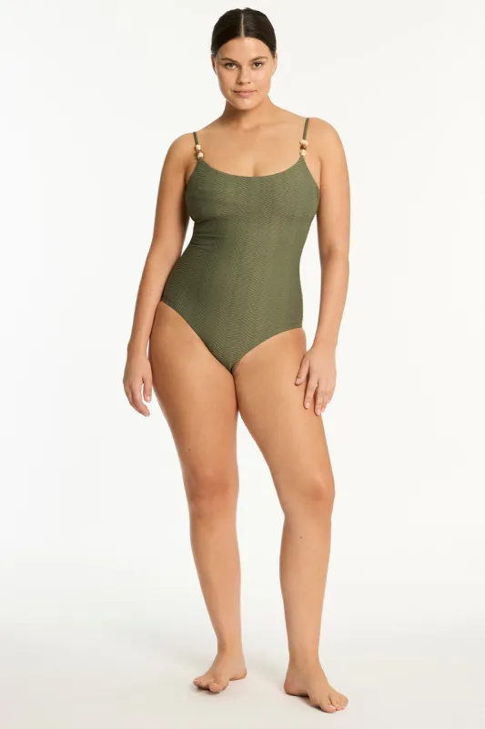 Caracus Scoop Neck One Piece sold by Sea Level Australia