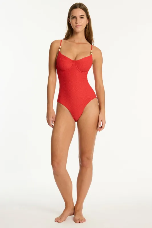 Caracus Balconette One Piece sold by Sea Level Australia