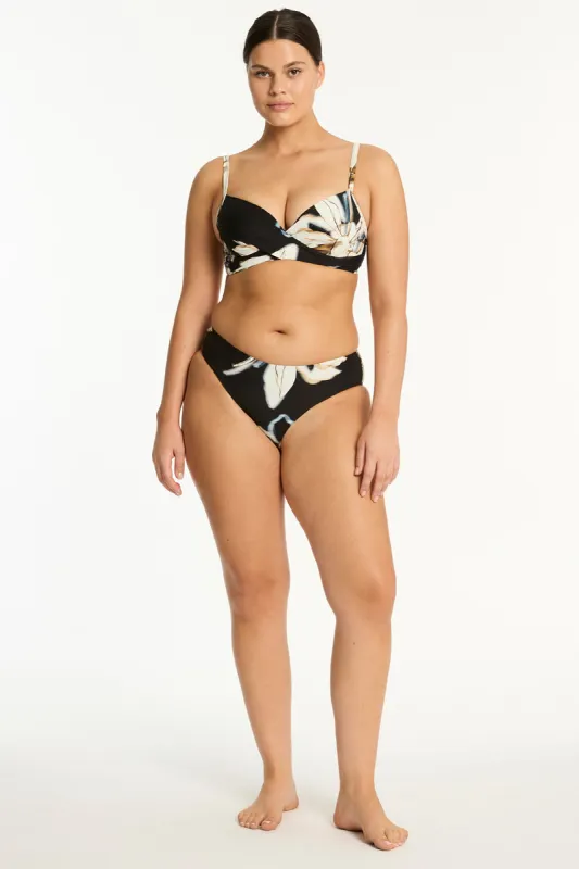 La Luna Cross Front Moulded Cup Bra sold by Sea Level Australia