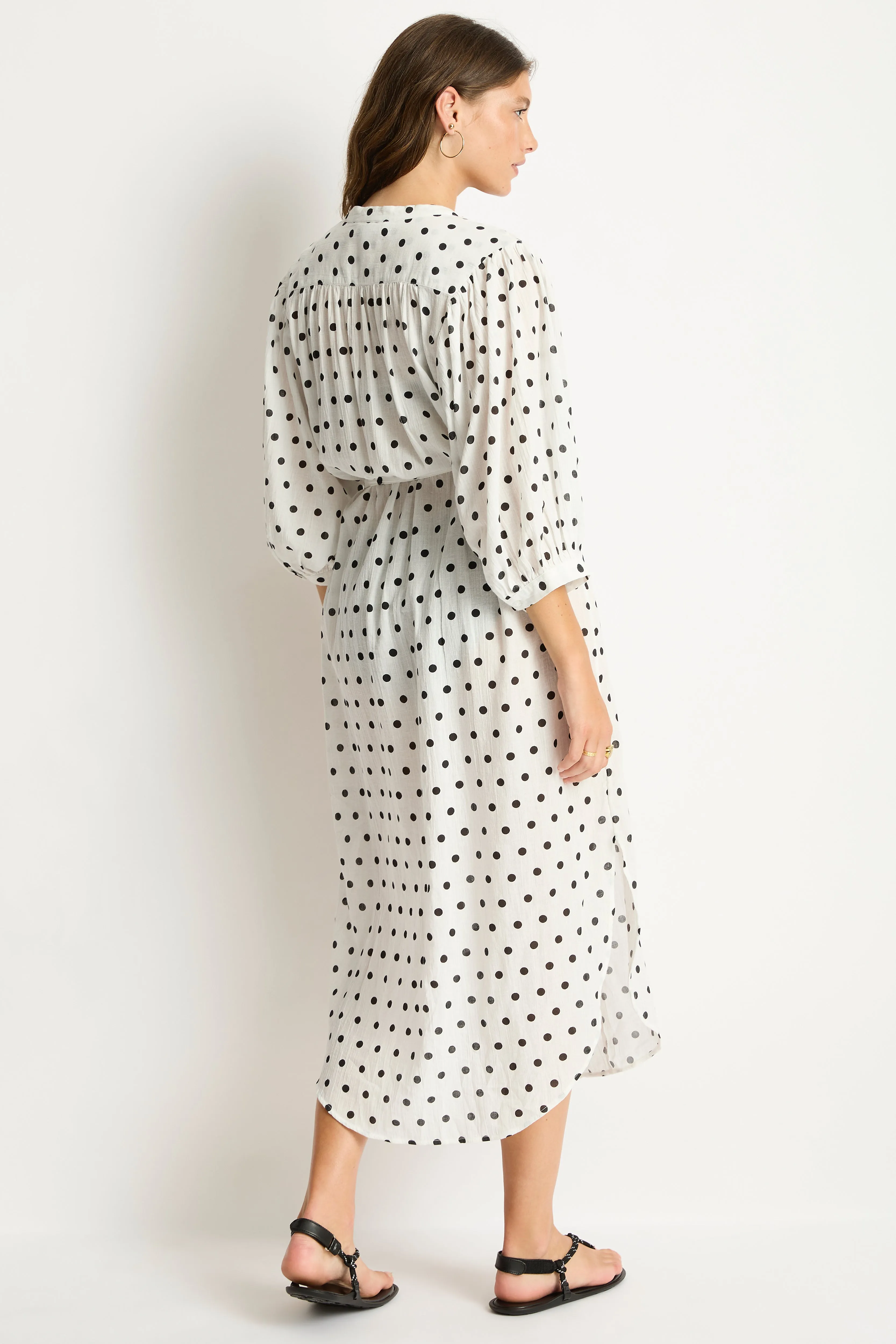Dottie Boho Long Shirt Dress sold by Sea Level Australia product image thumbnail 4