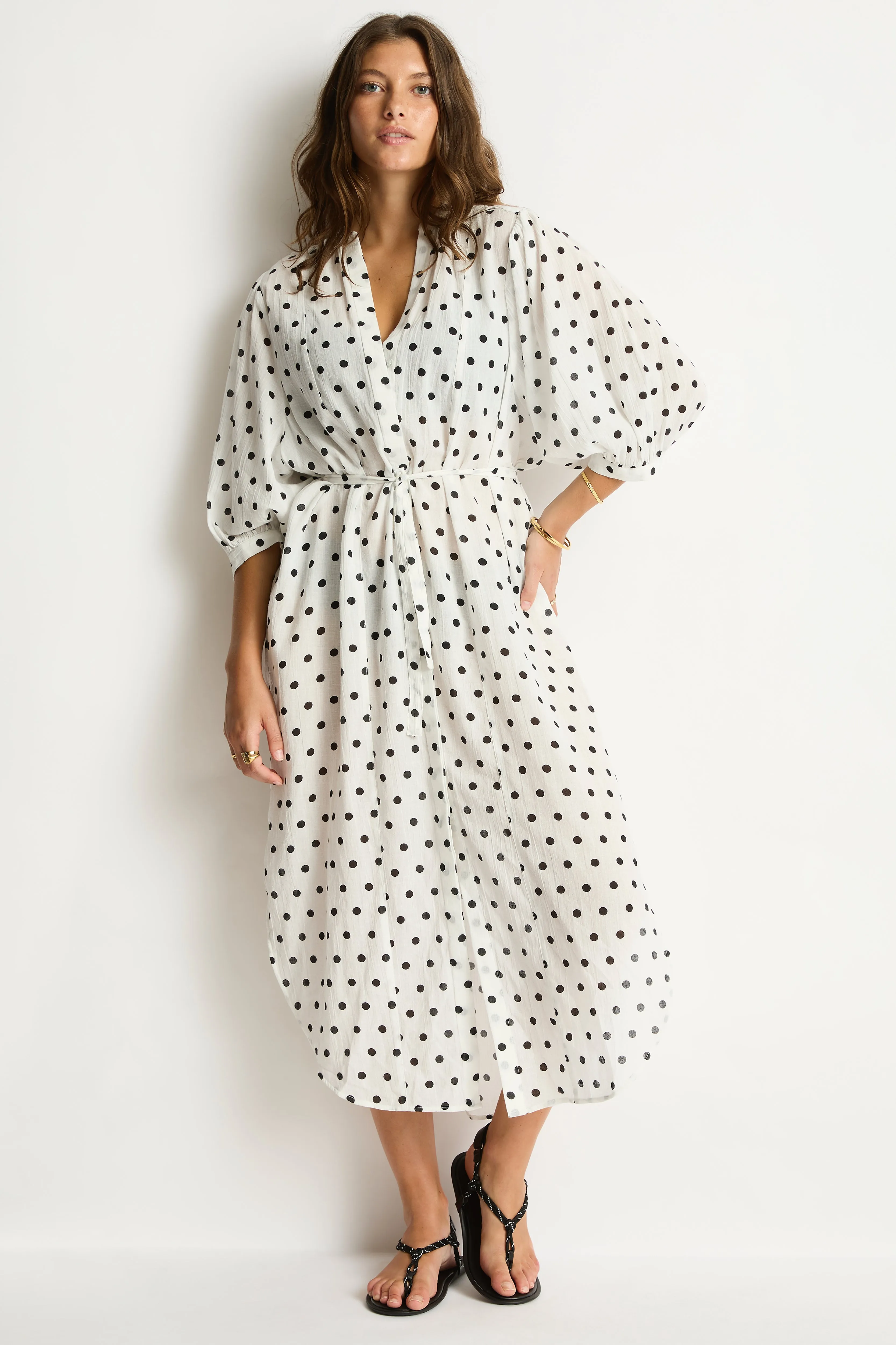 Dottie Boho Long Shirt Dress sold by Sea Level Australia product image thumbnail 3