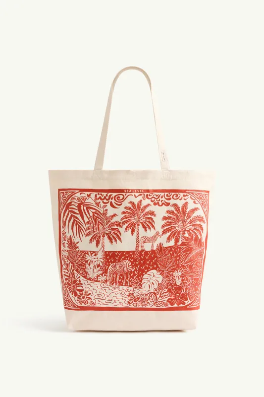 Jungle Beach Tote Bag sold by Sea Level Australia