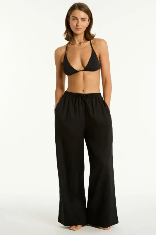 Shore Linen Palazzo Pant made by Sea Level Australia