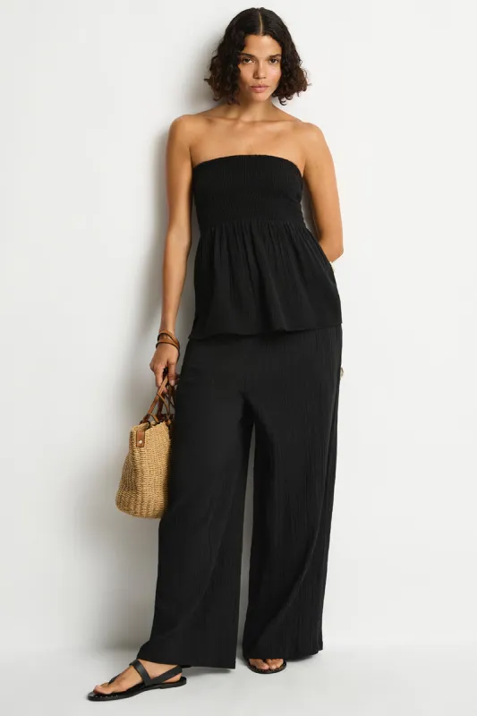 Sunset Shirred Bandeau Top sold by Sea Level Australia