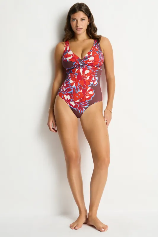 Tuscany Cross Front One Piece sold by Sea Level Australia