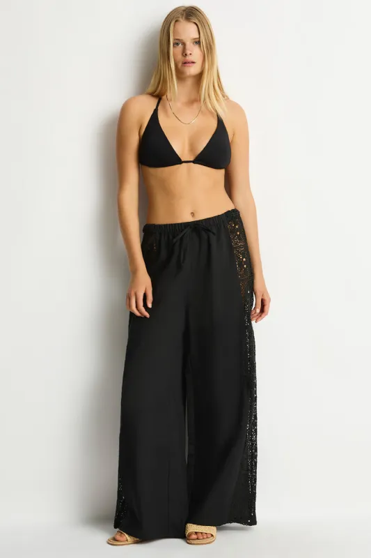 Shore Linen Panelled Beach Pant made by Sea Level Australia
