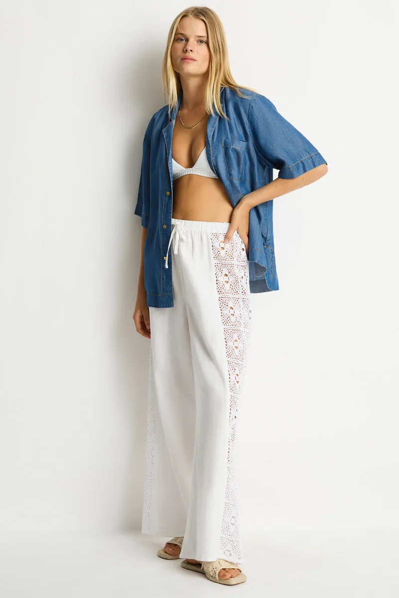 Shore Linen Panelled Beach Pant sold by Sea Level Australia product image thumbnail 4