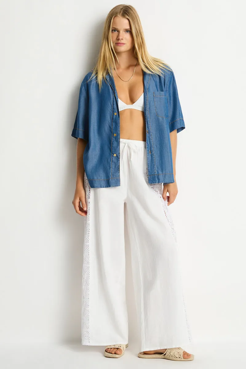 Shore Linen Panelled Beach Pant sold by Sea Level Australia product image thumbnail 5