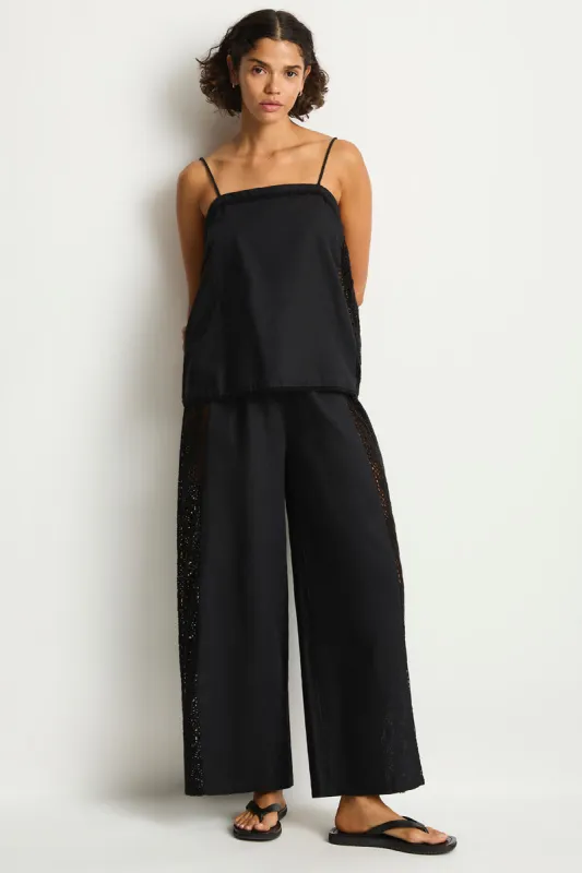 Shore Linen Panelled Shift Cami Top made by Sea Level Australia