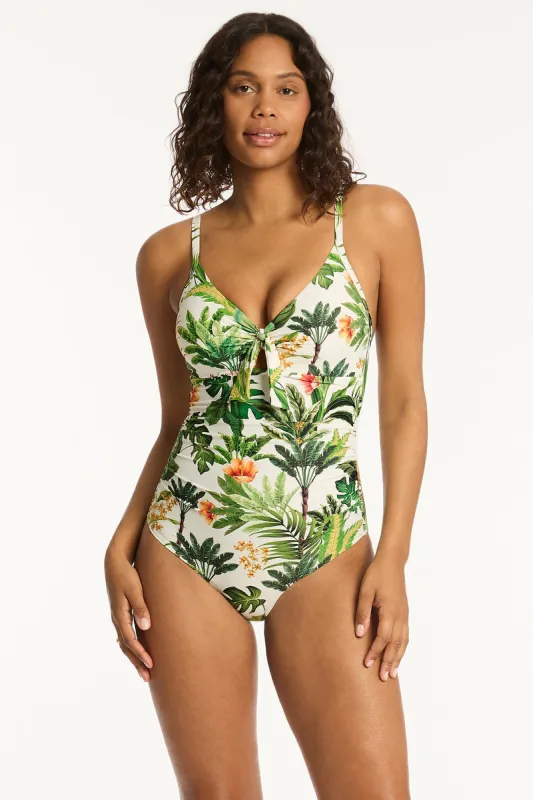 Lotus Tie Front DD/E One Piece sold by Sea Level Australia