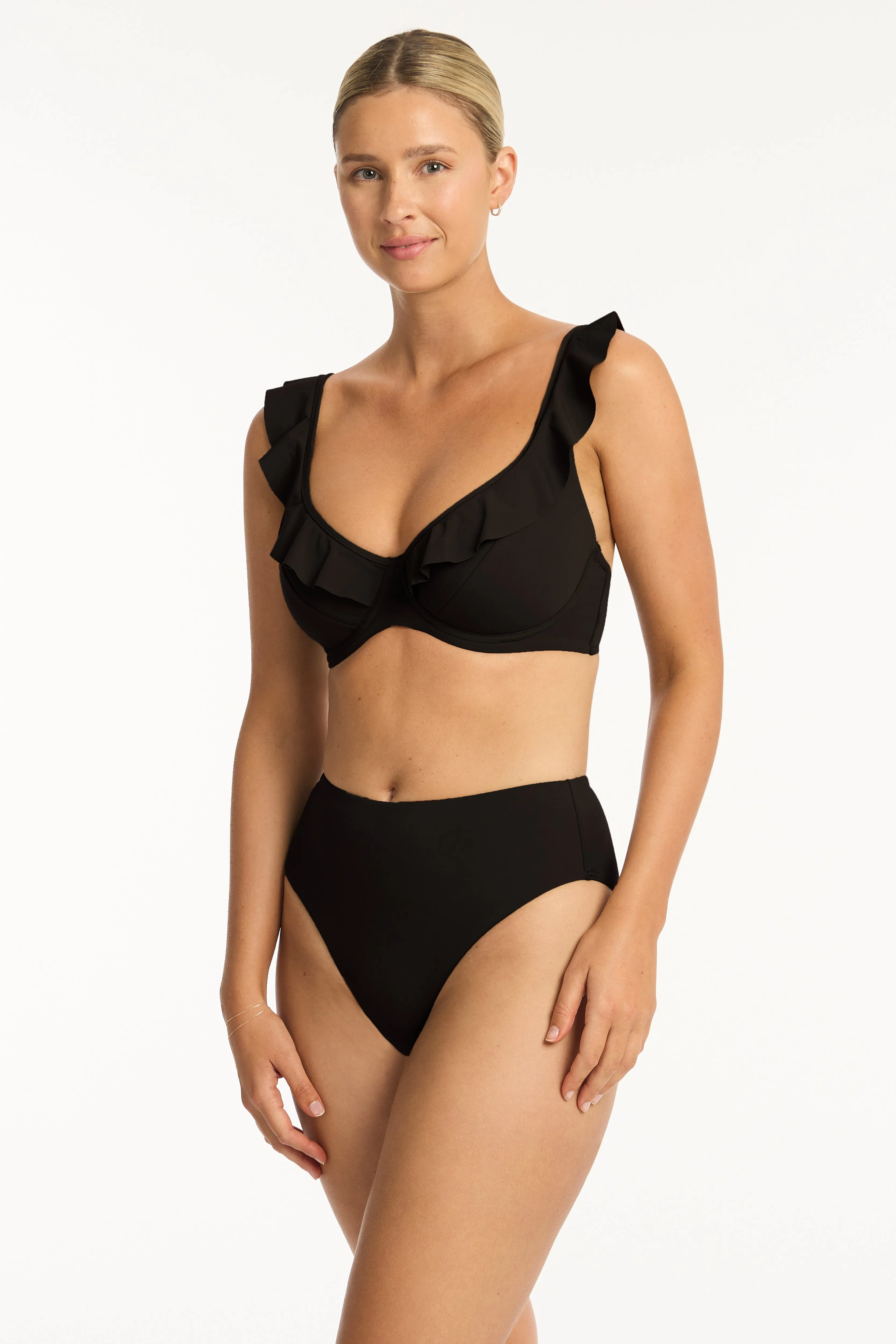 Eco Essentials F Cup Frill Underwire Bra sold by Sea Level Australia product image thumbnail 4