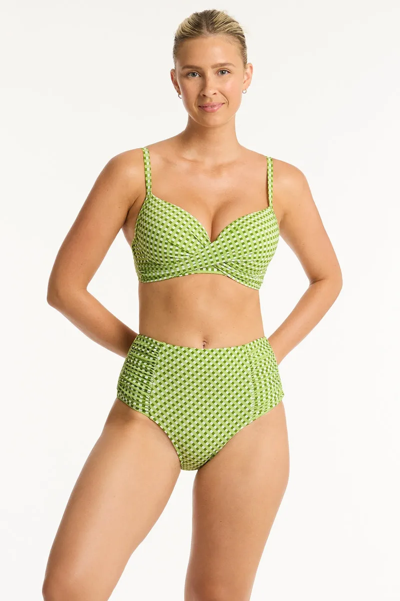 Checkmate Cross Front Moulded Cup Bra sold by Sea Level Australia