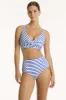 Amalfi Panelled High Waist Pant sold by Sea Level Australia