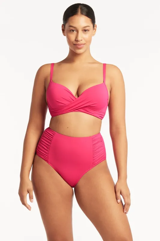 Eco Essentials Cross Front Moulded Cup Bra sold by Sea Level Australia