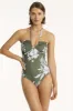 Aloha Halter Bandeau One Piece sold by Sea Level Australia