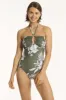 Aloha Halter Bandeau One Piece sold by Sea Level Australia