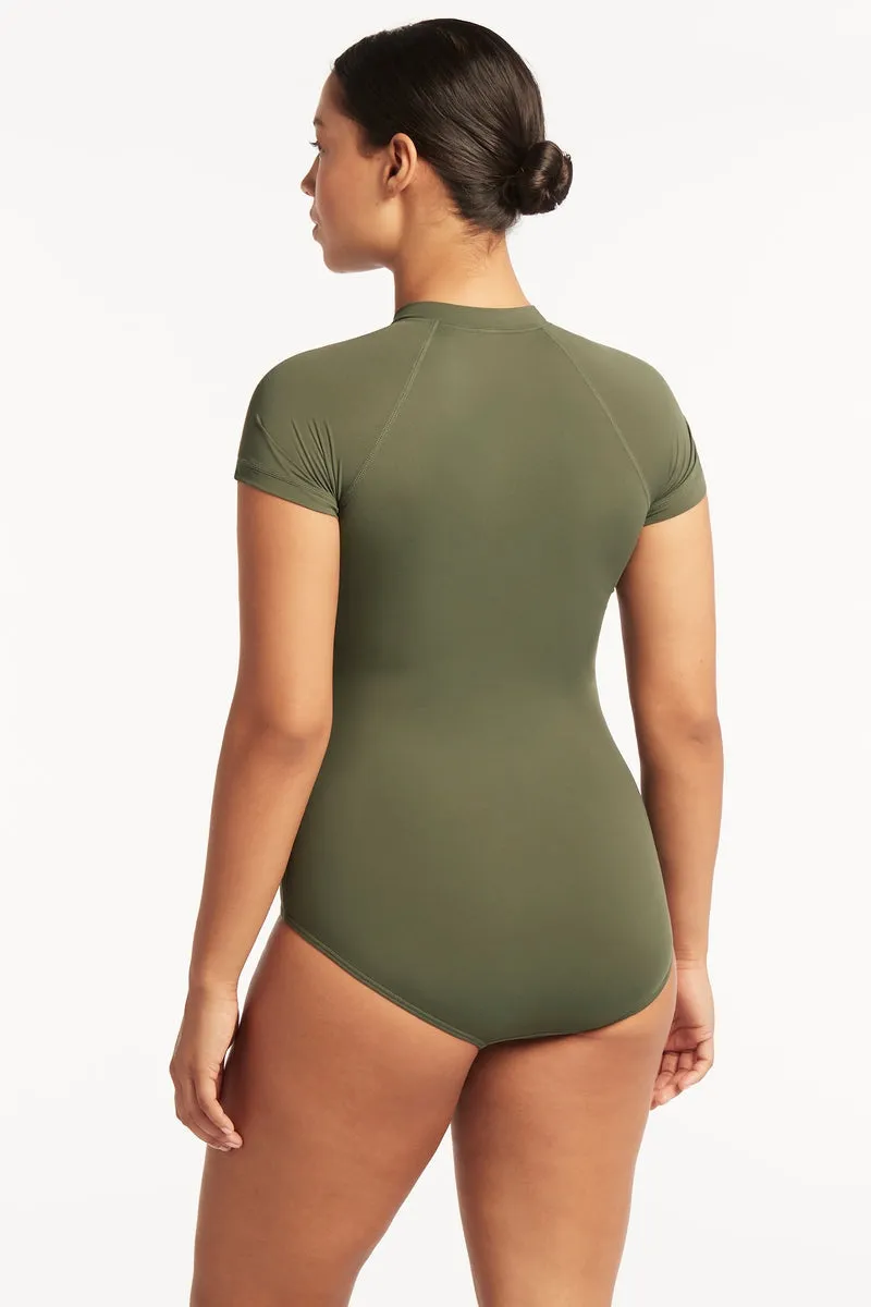 Eco Essentials Short Sleeve One Piece sold by Sea Level Australia product image thumbnail 4