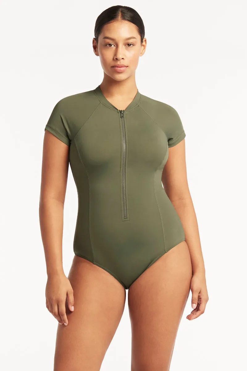 Eco Essentials Short Sleeve One Piece sold by Sea Level Australia product image thumbnail 3
