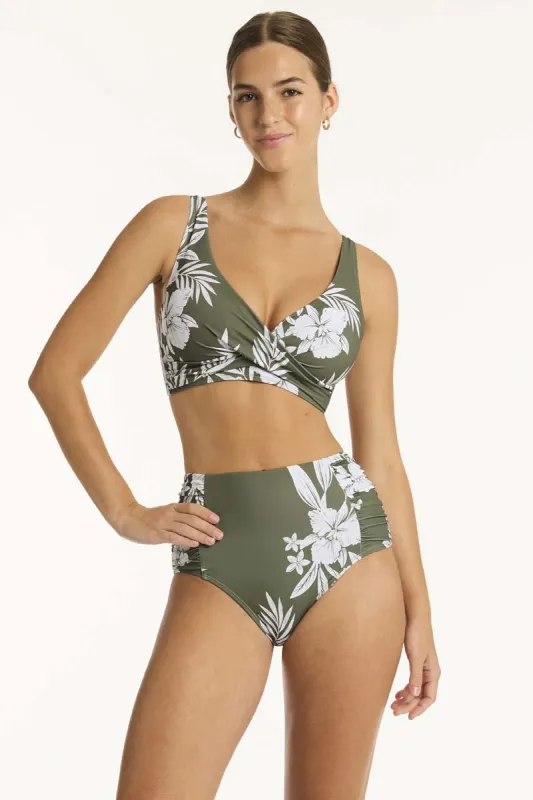Aloha Cross Front Multifit Bra sold by Sea Level Australia