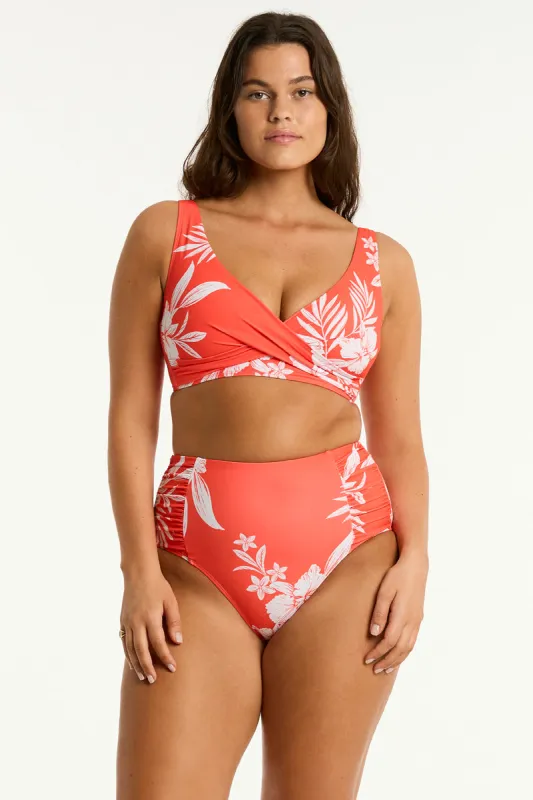 Aloha Cross Front Multifit Bra sold by Sea Level Australia