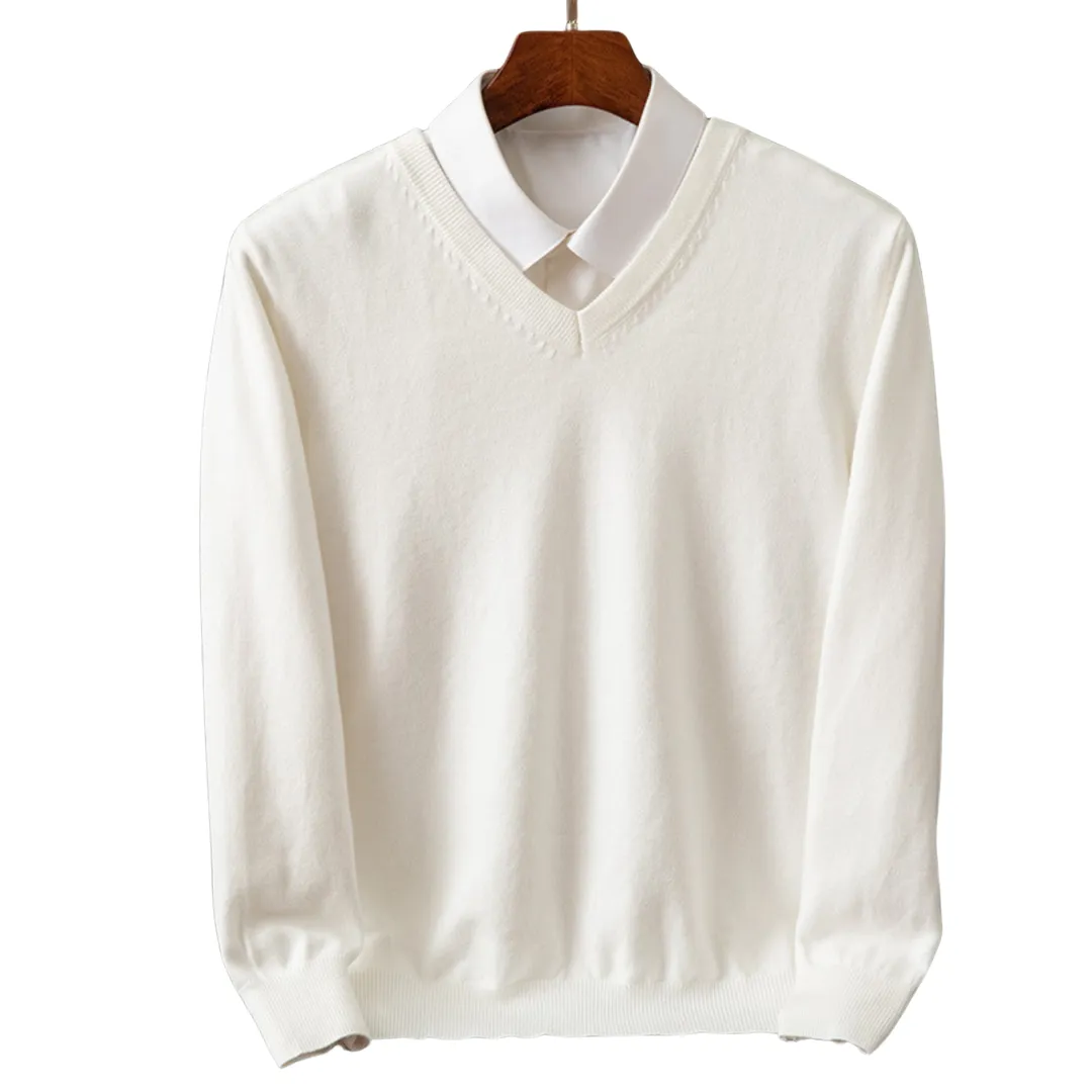 Virex™ V-Neck Sweater sold by Modeberg Bern product image thumbnail 5