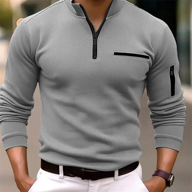 Relix™ long-sleeve zipper shirt sold by Modeberg Bern product image thumbnail 4