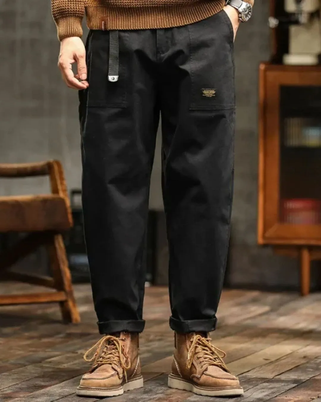 Brynir™ Vintage Cargo Pants sold by Modeberg Bern product image thumbnail 5