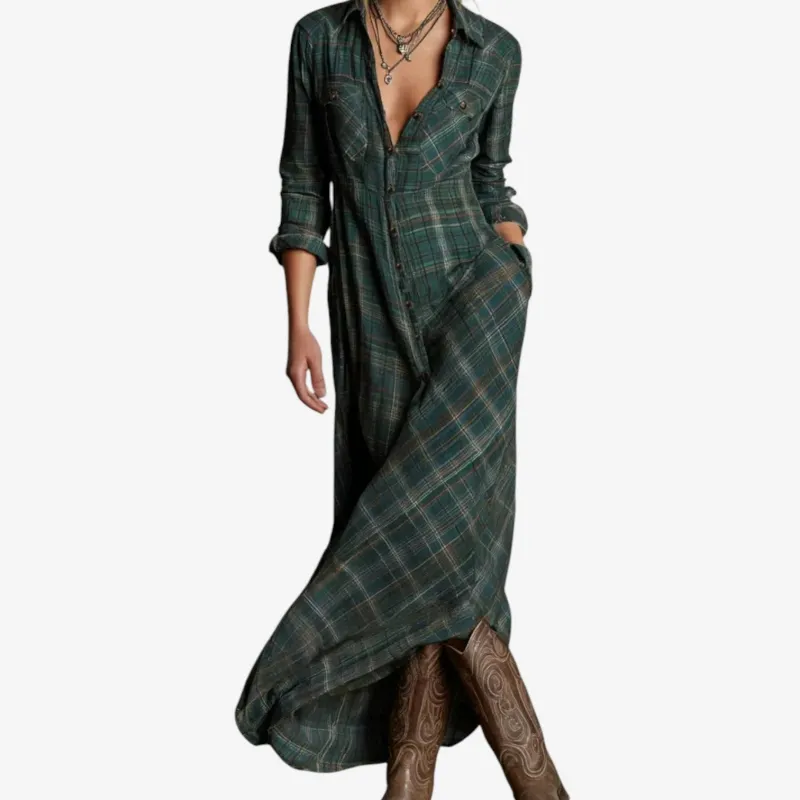 Lira™ Timeless Maxi Blouse made by Modeberg Bern