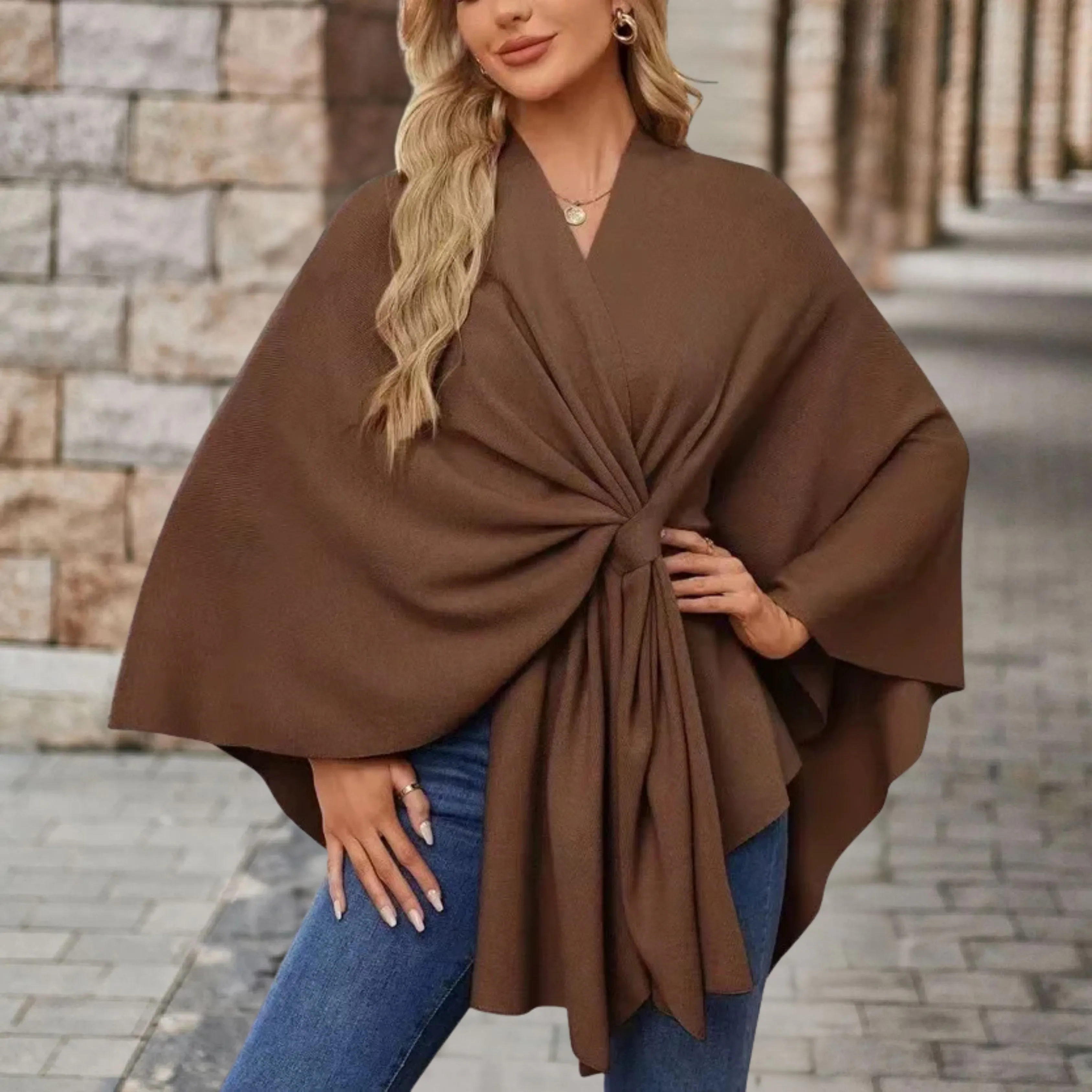 Velthorin™ Modern Poncho sold by Modeberg Bern product image thumbnail 3