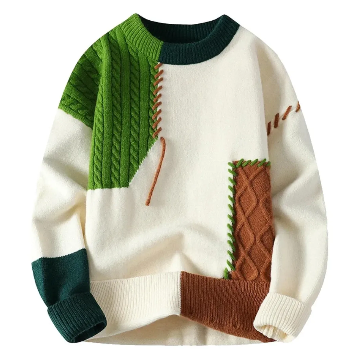 Aviel™ Patchwork Pullover sold by Modeberg Bern product image thumbnail 2