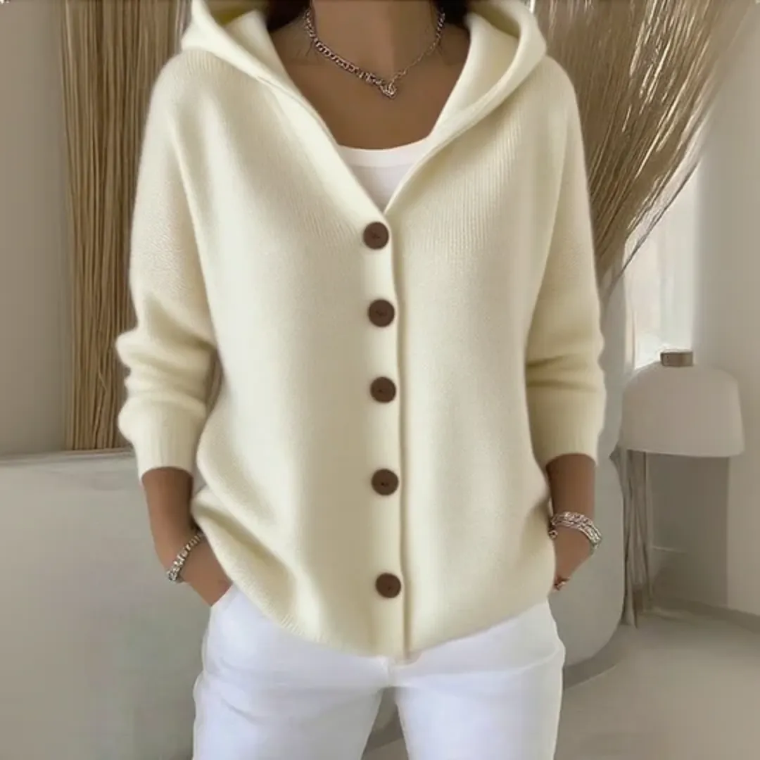 Thyren™ Hooded Cardigan sold by Modeberg Bern product image thumbnail 2