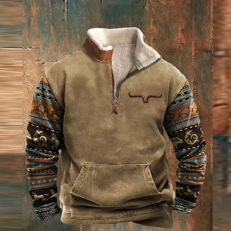 Elric™ Zip-Up Sweater sold by Modeberg Bern product image thumbnail 4